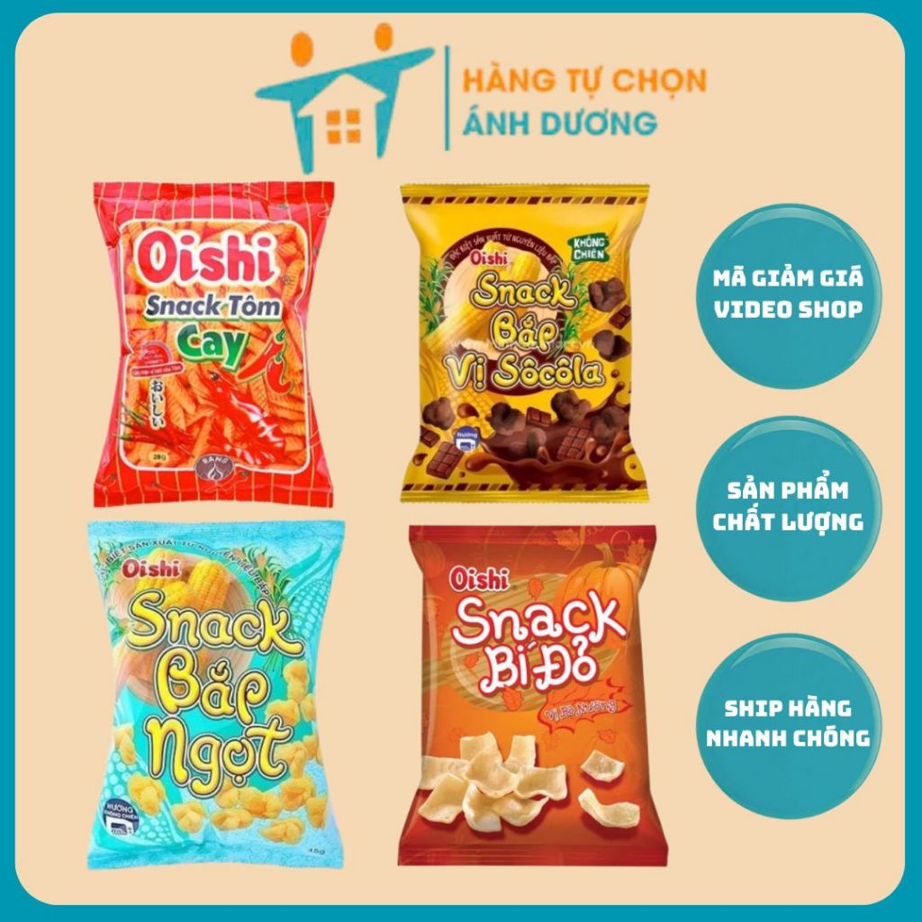 Snack Bim Bim Oishi Tuổi Thơ các loại giòn ngon nhiều hương vị | Shopee ...