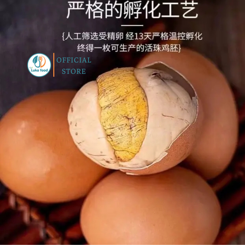 Combo 10 Trứng Gà Lộn Sơn Đông Úp Mề - Hàng Nội Địa Trung Ăn Liền, Béo Ngậy, Bổ Dưỡng, Vị Thơm Bùi, Không Tanh Luka Food