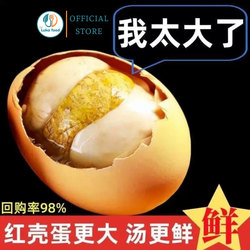 Combo 10 Trứng Gà Lộn Sơn Đông Úp Mề - Hàng Nội Địa Trung Ăn Liền, Béo Ngậy, Bổ Dưỡng, Vị Thơm Bùi, Không Tanh Luka Food