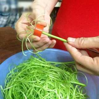 Dụng cụ chẻ rau muống siêu nhanh siêu tốc, dao chẻ rau 26cm