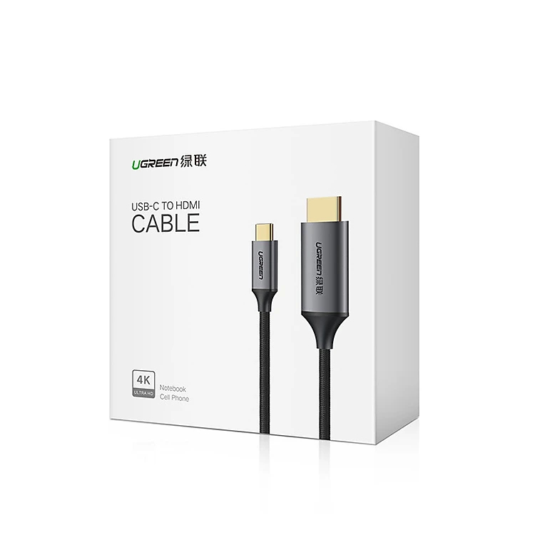 [HOẢ TỐC HCM] Cáp USB Type-C to HDMI hỗ trợ 4K dài 1.5m Ugreen 50570