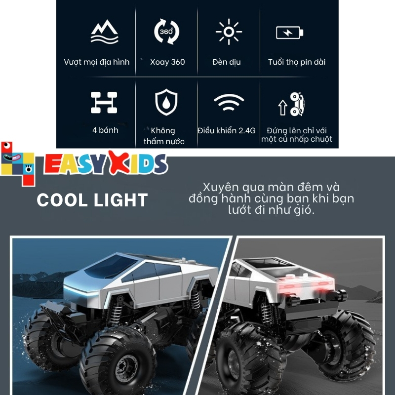 Xe điều khiển vượt mọi địa hình tốc độ cao 2.4G RC Car 2WD