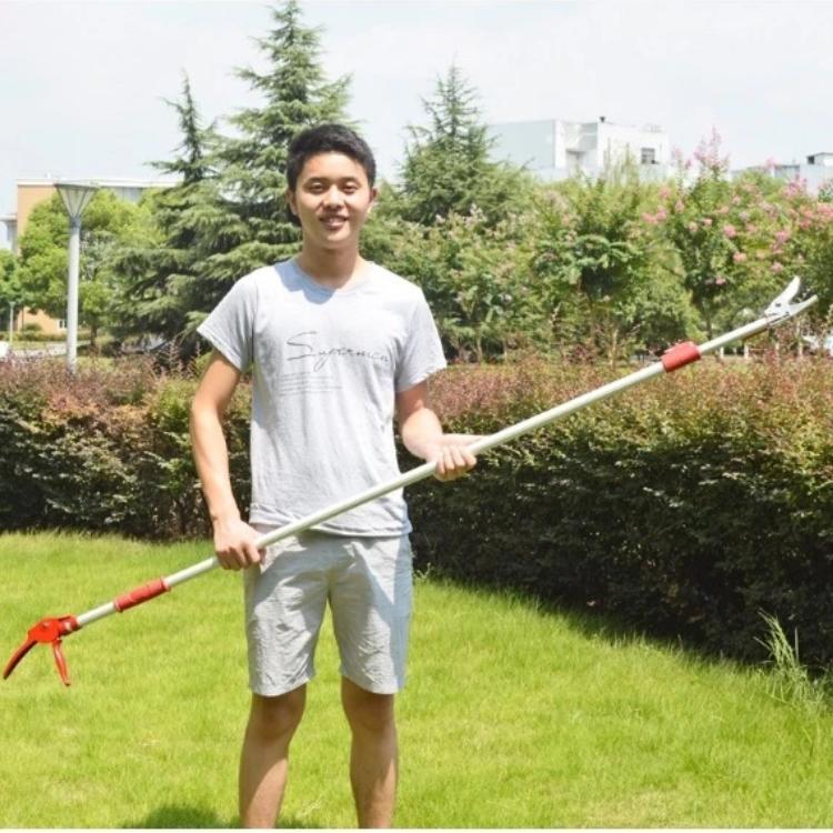 Kéo tỉa cành trên cao kéo hái quả cán nhôm dài 3m