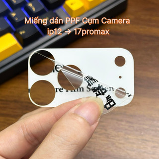 Miếng Dán PPF Full Lưng Viền iPhone 12 - 17 ProMax / Air – Trong Suốt,Nhám Mờ,Chống Trầy,Tự Phục Hồi