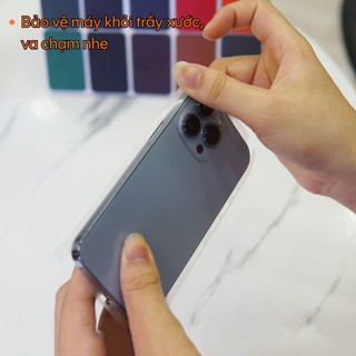 Miếng Dán PPF Full Lưng Viền iPhone 12 - 17 ProMax / Air – Trong Suốt,Nhám Mờ,Chống Trầy,Tự Phục Hồi