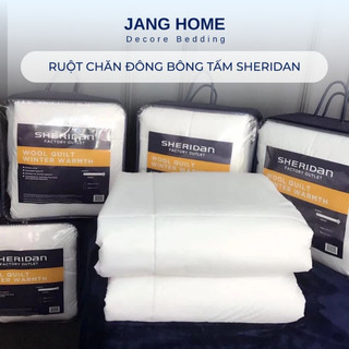 Ruột chăn đông bông tấm Sheridan cao cấp, Ruột chăn 2mx2m3 chất liệu vải phin trắng mềm mịn tạo độ êm của chăn