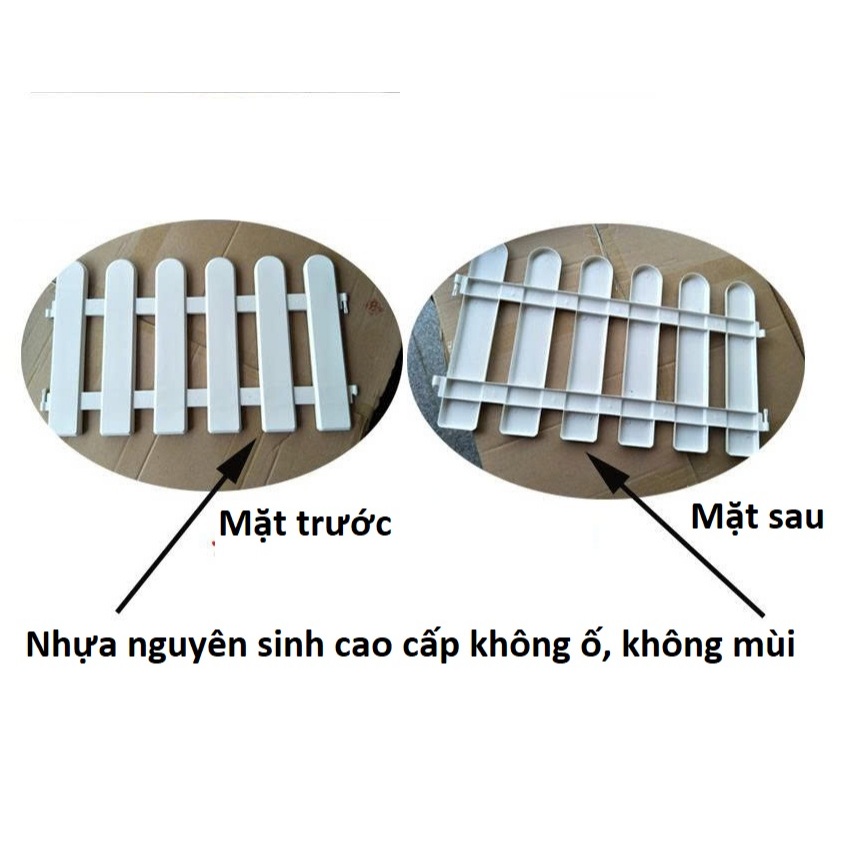Hàng rào nhựa sân vườn cao 20cm x dài 50cm/ tấm (HR50x20)