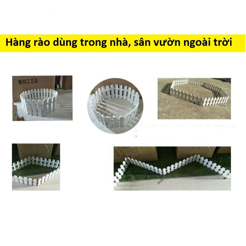 Hàng rào nhựa sân vườn cao 20cm x dài 50cm/ tấm (HR50x20)
