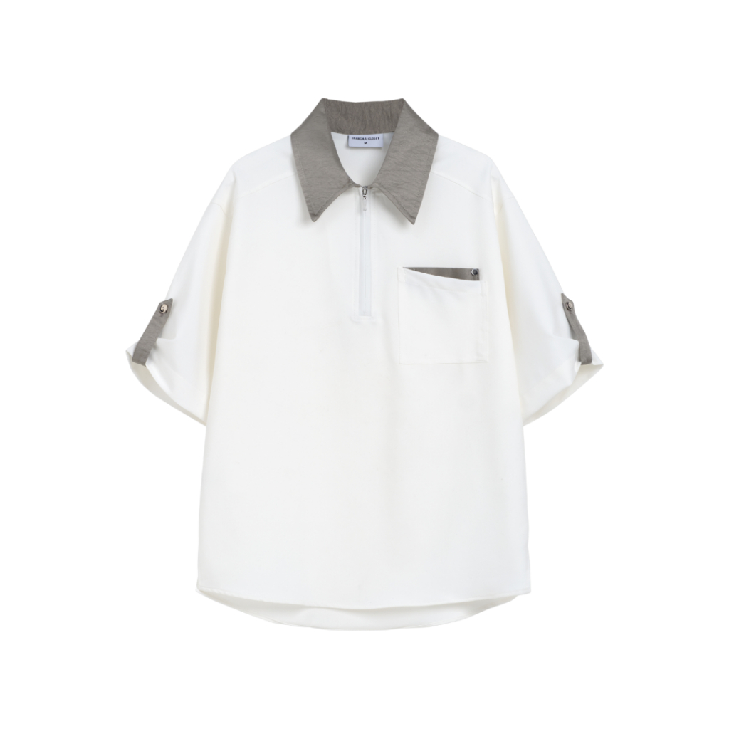 Polo Nam Varon Cổ Bẻ Phối Màu Cá Tính Cotton Lạnh Thanh Lịch, RegularFit Hàn Quốc, Tôn Dáng-SHINGHAI