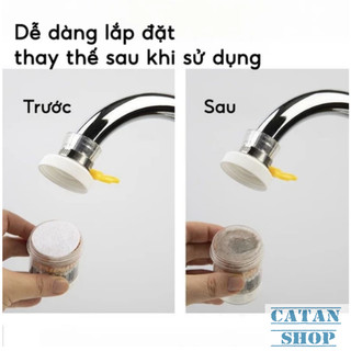 Đầu Lọc Vòi Nước 6 Tầng Hình Trụ Tăng Áp Mạnh Lọc Sạch Nước Sinh Hoạt An Toàn, Dụng Cụ Lọc Nước Tại Vòi