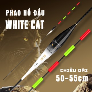Phao Hố Đấu Mèo Trắng Tự Cân Phao Câu Đài Nano Tăm To 5 Nấc Chiều Dài 50-60cm Phao Câu Cá Cao Cấp