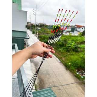 Phao Hố Đấu Mèo Trắng Tự Cân Phao Câu Đài Nano Tăm To 5 Nấc Chiều Dài 50-60cm Phao Câu Cá Cao Cấp
