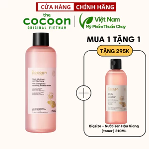 Nước tẩy trang sen Hậu Giang Cocoon Mỹ phẩm thuần chay