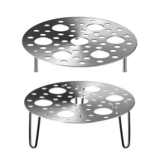 Vỉ Hấp Chân Gấp Gọn Inox 304, Vỉ Hấp Trứng Hấp Thức Ăn Đa Năng Gấp Gọn Khay Hấp Inox Tiện Lợi 88517