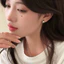 9LUX Bông tai GN01 Giọt Nước Nhỏ Tối Giản Hot Trend dễ phối đồ trẻ trung,Khuyên tai giọt nước mini cá tính cực chất