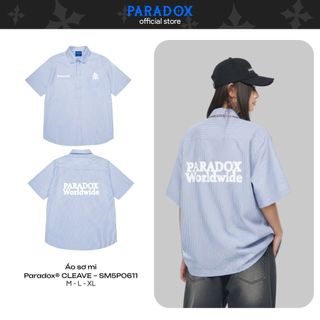 Áo sơ mi tay ngắn CLEAVE SHIRT Cotton Oxford PARADOX SM5P0611