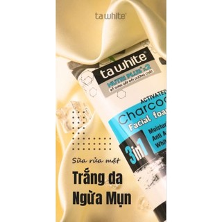 Sữa Rửa Mặt Ta white Làm Sạch Sâu & Ngăn Ngừa Mụn 180ml Than Hoạt Tính