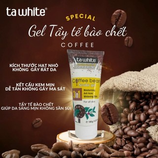 Kỳ tế bào da chết Ta White 180g.Chiết xuất từ Hạt Cà phê nguyên chất
