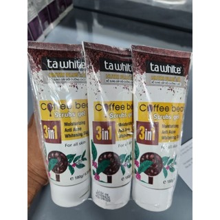 Kỳ tế bào da chết Ta White 180g.Chiết xuất từ Hạt Cà phê nguyên chất