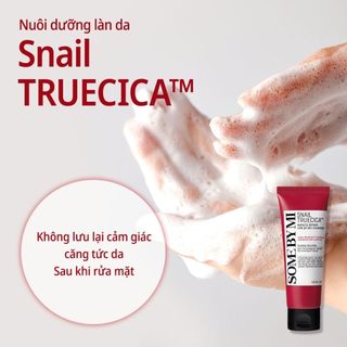 Sữa rửa mặt ốc sên Some By Mi Snail Truecica 100ml – Hỗ trợ phục hồi, làm dịu da tổn thương