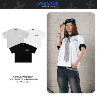 Áo thun oversize COLLEGIATE TEE Cotton form boxy PARADOX AT5P0638