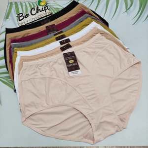 Quần Lót Bigsize Nữ Thun Lạnh Cao Cấp Size 80-95 ký Quần lót Cạp Cao Siêu Mềm Siêu Mát 844 - Đồ Lót Bơ Chip