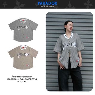 Áo sơ mi PARADOX BASEBALL 84 JERSEY SHIRT cotton poly PARADOX SM5P0714
