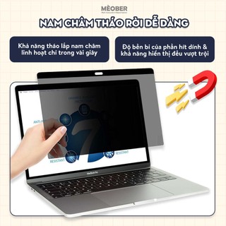[Mac ScreenProtect] Dán màn hình chống nhìn trộm cho MacBook hỗ trợ tháo rời hít nam châm, hạn chế trầy xước & ánh sáng