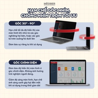 [Mac ScreenProtect] Dán màn hình chống nhìn trộm cho MacBook hỗ trợ tháo rời hít nam châm, hạn chế trầy xước & ánh sáng