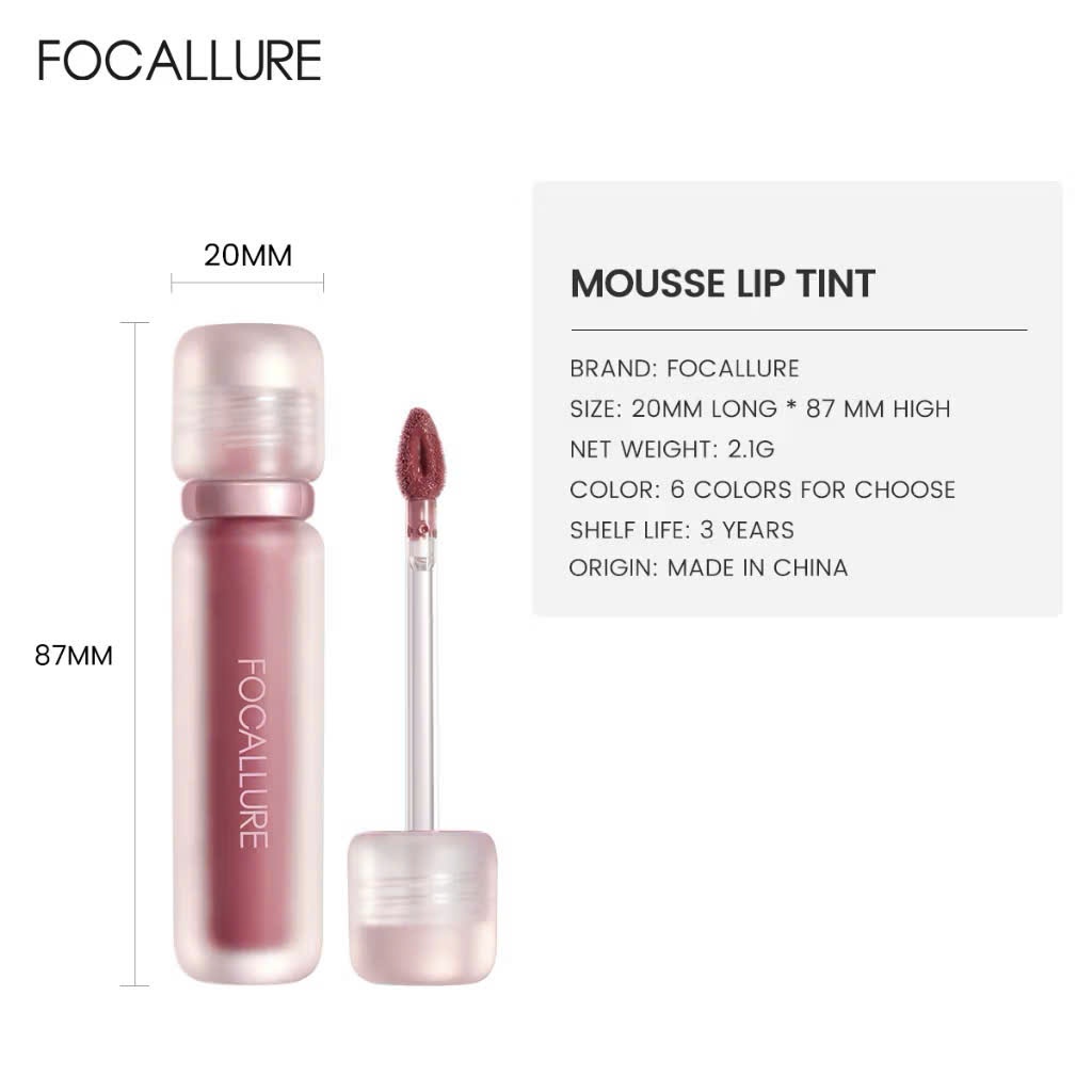 Son FOCALLURE Watery Velvet lip Tint mịn lỳ lâu trôi | NHÍM HOUSE