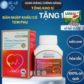 VITATREE COENZYME Q10 150mg – DƯỠNG CHẤT CHO TRÁI TIM KHỎE MẠNH