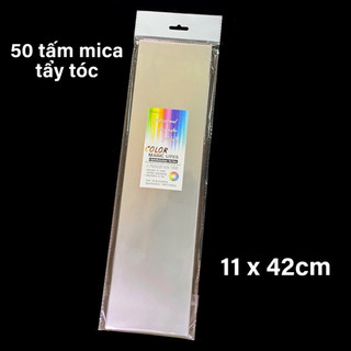 Bịch 50 tấm mica tẩy tóc, nhuộm tóc balayage, highlight, ombre
