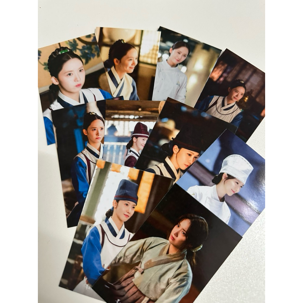 set 10 sticker size 5.5x8.5cm phim Ngự trù của bạo chúa Yoona , Lee Chae Min