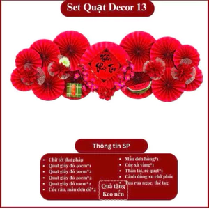 SÉT COMBO DECOR TREO TRANG TRÍ TẾT 2026, SET QUẠT TRANG TRÍ NHÀ CỬA, PHÒNG KHÁCH. ĐỒ PHỤ KIỆN LIỄNG CÂU ĐỐI, BÁNH CHƯNG.