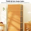 Tủ bếp tủ đựng đồ tủ sách nhiều tầng cửa kính trong suốt 3 mặt chống bụi, chống ẩm và chống nấm mốc