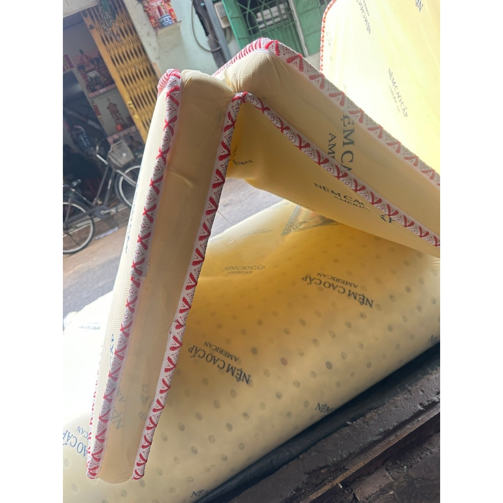 [HỎA TỐC] Nệm Gấp 3 cao su non American (Ép tổng hợp) đủ size (tặng 2 gối 40x60) | BigBuy360 - bigbuy360.vn