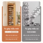 Tủ Giày Tre Thiên Nhiên Có Cửa Lật Đa Tầng Kiểu Thấp Lụa Nội Thất Phòng Vào Cửa Sang Trọng 【Giao Hàng Từ Hà Nội】 — ảnh 8