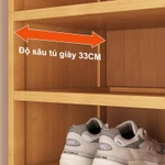 Tủ Giày Tre Thiên Nhiên Có Cửa Lật Đa Tầng Kiểu Thấp Lụa Nội Thất Phòng Vào Cửa Sang Trọng 【Giao Hàng Từ Hà Nội】 — ảnh 5