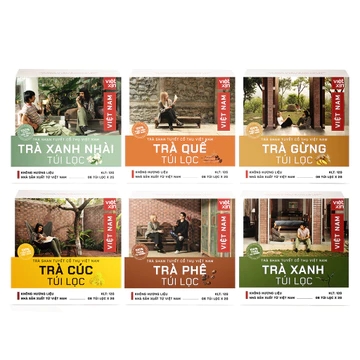 Trà Túi Lọc Trà Shan Tuyết Cổ Thụ, Thanh Lọc Cơ Thể, Hỗ Trợ Giảm Cân, Tiêu Hóa, Giảm Căng Thẳng Hộp 40g 50g - Việt Xịn