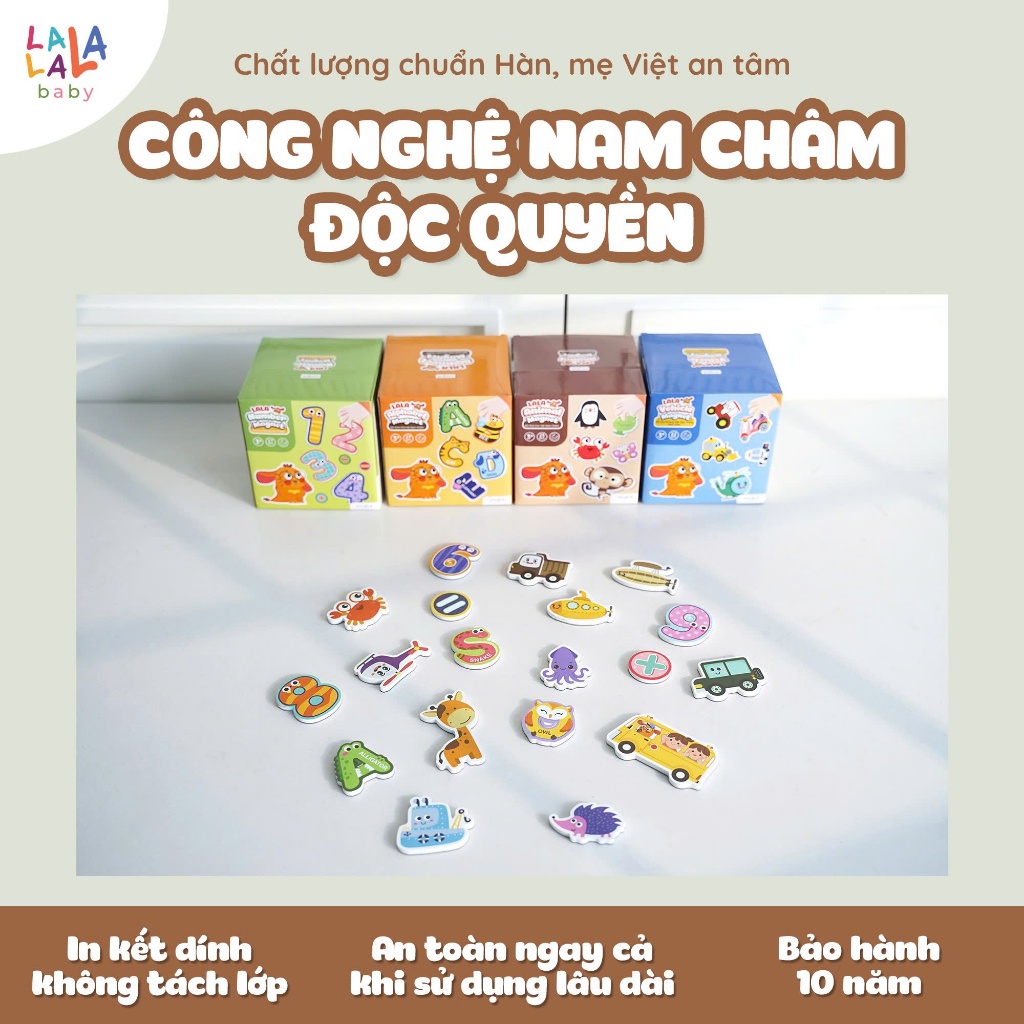 Đồ Chơi Nam Châm Lala Magnet Hỗ Trợ Phát Triển Khả Năng Tư Duy Cho Bé