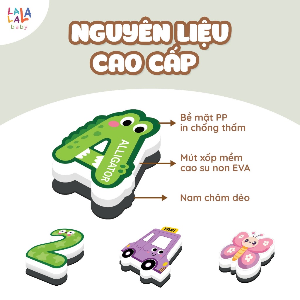 Đồ Chơi Nam Châm Lala Magnet Hỗ Trợ Phát Triển Khả Năng Tư Duy Cho Bé