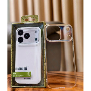 (Trong)Ốp Memumi nhựa cứng siêu trong, mỏng nhẹ, bất tử không ố màu dành cho iphone 17/16/15/14/13/12/pro/promax/air