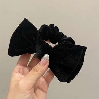 dây buộc tóc nơ nhung 2 tầng công chúa nhẹ nhàng qccc