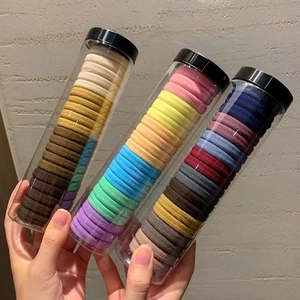Set Hộp Dây Chun Buộc Tóc Nhiều Màu Sắc Đa Dạng Cho Nữ Tiện Lợi Lưu Trữ Phù Hợp Với Nhiều Phong Cách
