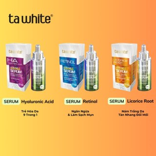 Serum Ta White 30ml dưỡng da này được thiết kế đặc biệt để đáp ứng nhu cầu của làn da nhạy cảm và dễ bị mụn