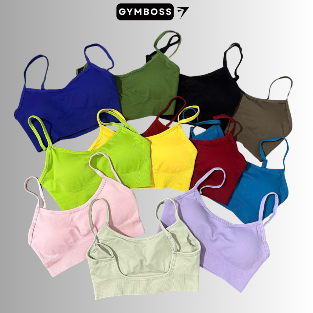 Áo Bra Tập Gym,Yoga,Chất Liệt Dệt Kim 10% Elast Mềm Mịn Co Giãn Tôn Form GB254