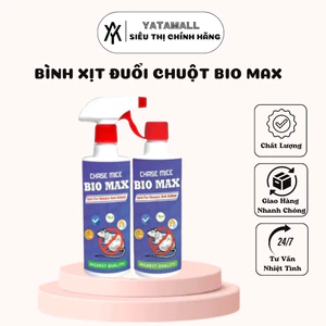Dung Dịch Xịt Đuổi Chuột Và Côn Trùng Bio Max 500ml Kèm Vòi Xịt - Công Nghệ Đức Chiết Xuất Tự Nhiên Hiệu Quả, An Toàn