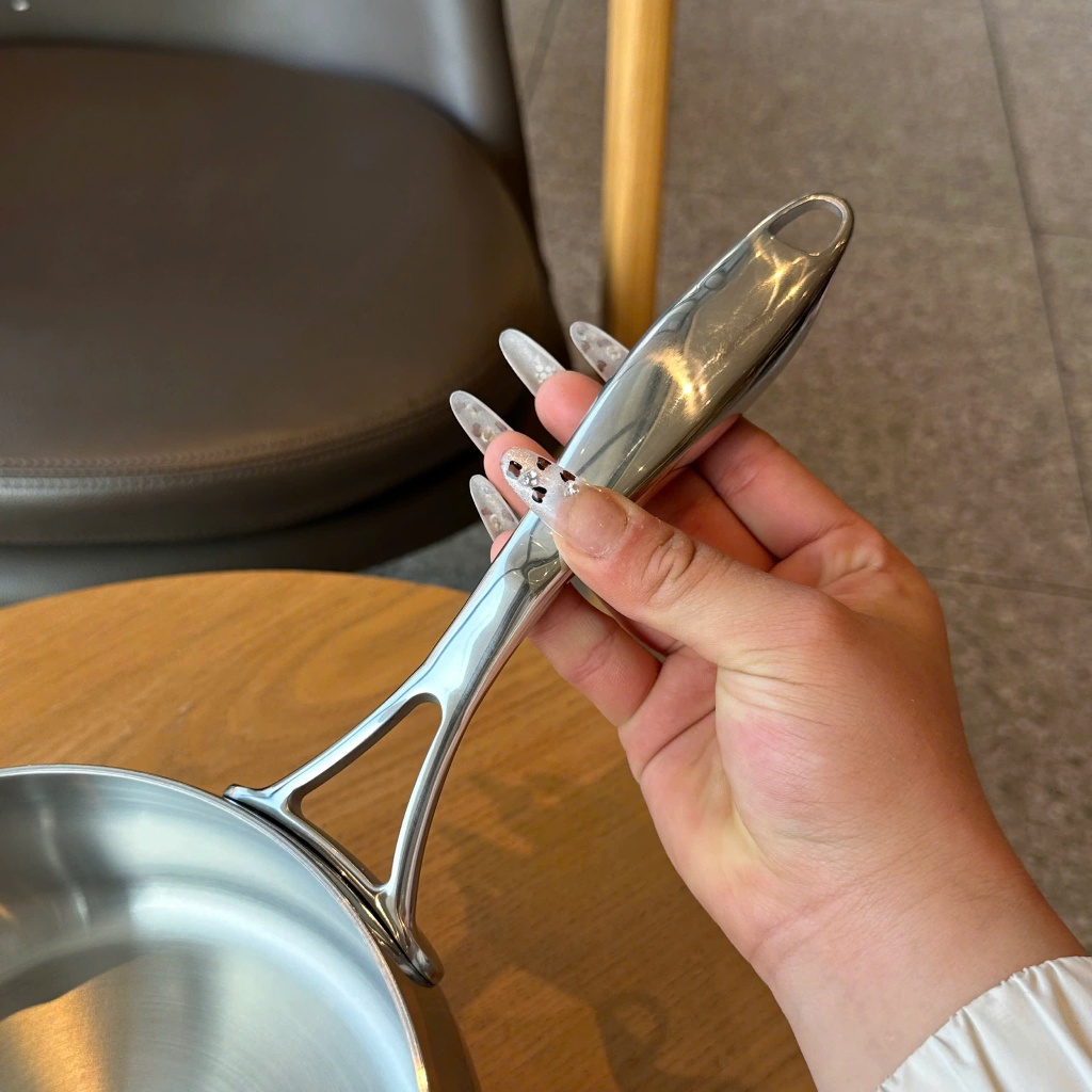 Quánh Táo Oyatton  16/18cm Chảo Sâu Lòng Inox 18/10 Oyatton