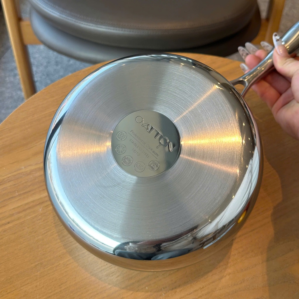 Quánh Táo Oyatton  16/18cm Chảo Sâu Lòng Inox 18/10 Oyatton