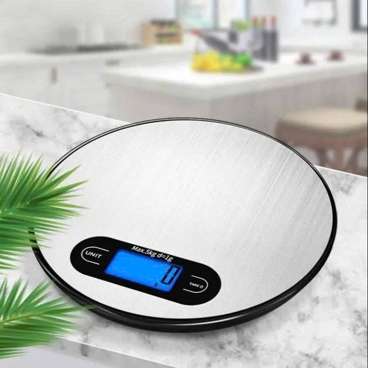 Cân nhà bếp điện tử 3kg - 5kg/1g cảm ứng LCD cao cấp có tính năng trừ bì, độ chính xác cao
